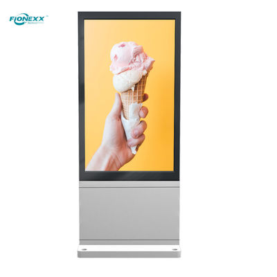 Guter Preis LCD Größe 49 Zoll Innenfußboden Stehendes digitales Totem Werbe Kiosk mit Touchscreen Online