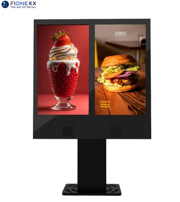 Guter Preis Digital Signage Drive-Through WiFi LCD Fast-Food-Marketing-Display Selbstbedienungsmenü 55 Zoll Outdoor Drive durch digitale Beschilderung Online