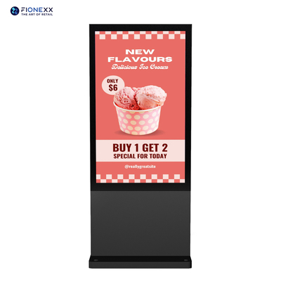 Guter Preis Anpassbares Android Outdoor Digital Totem Handelsgrad 800-2500nits Online