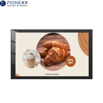 Guter Preis 86 Zoll schwarzes AD-Board Außenventilatorloses Wandschild Online