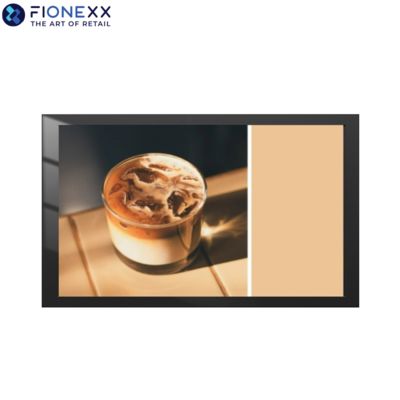 Guter Preis 65 Zoll schwarzes AD-Board Außenventilatorloses wandmontiertes Digital Signage Online