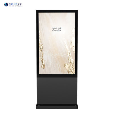 Guter Preis 49 Zoll schwarz Android Outdoor Fanless vertikaler digitaler Totem Outdoor Werbebildschirm Online