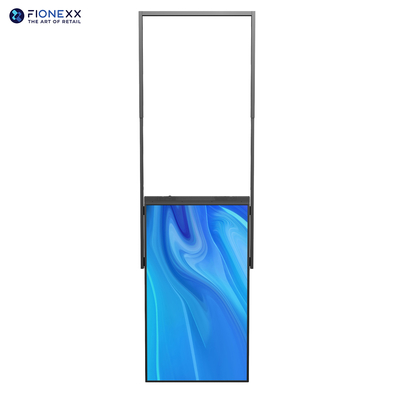 Guter Preis 55-Zoll-Doppelseitiges Fenster-Display Hängendes LCD-Display mit schmaler Lünette 14,3 mm Online
