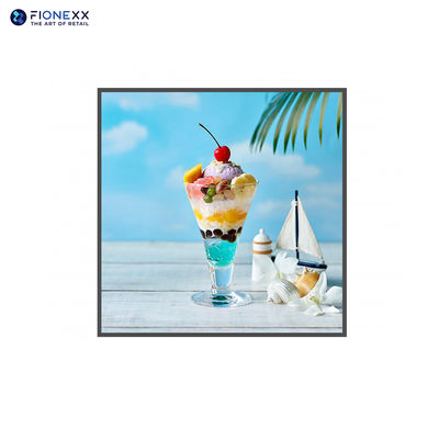 Guter Preis 22 Zoll 500 Nits schlanker quadratischer LCD-Bildschirm Wandmontierte digitale Beschilderung Online