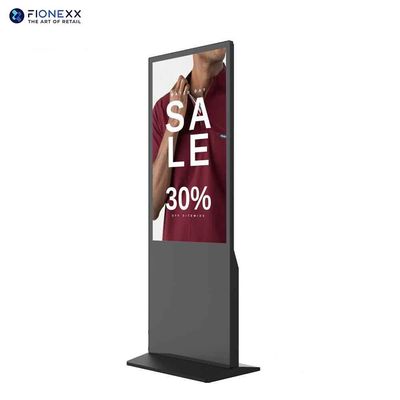 Guter Preis Freistehender 49-Zoll-Digital-Touchscreen-Totem mit 1920x1080 Auflösung und 350-Nits Online