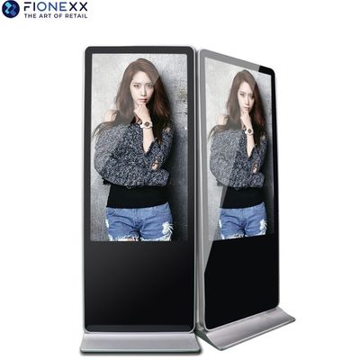 Guter Preis LCD-Werbedisplay Digital Signage Smart Kiosk Vertikaler Totem mit 6ms Reaktionszeit und 350nits 350 nits Helligkeit Online