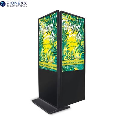 Guter Preis Digital Signage Smart Kiosk Vertikal Totem Boden Stehender Touchscreen LCD Werbebildschirm mit schneller 6ms Reaktionszeit Online