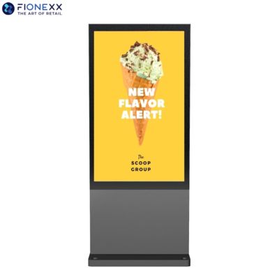 Guter Preis 75-Zoll-Grau-Android-Digital Signage für den Außenbereich Totem Online