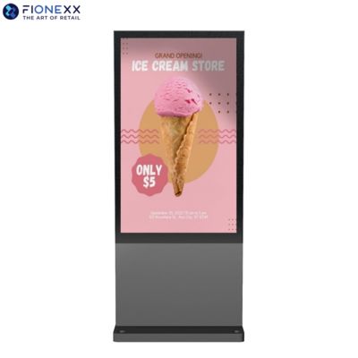 Guter Preis Aluminiumprofil 65 Zoll Digital Signage Digitale Anzeige Totem hoher Kontrast Online