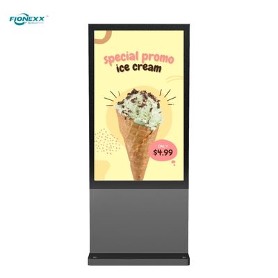 Guter Preis 75-Zoll-Grau-Android-Digital Signage für den Außenbereich Totem Online