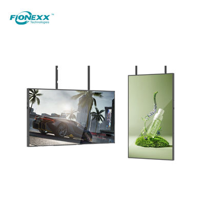 55-Zoll-Android-Board Slim Bezel OD10 Hochhelligkeit Hängende Einseitige Fenster-Gesichtsanzeige