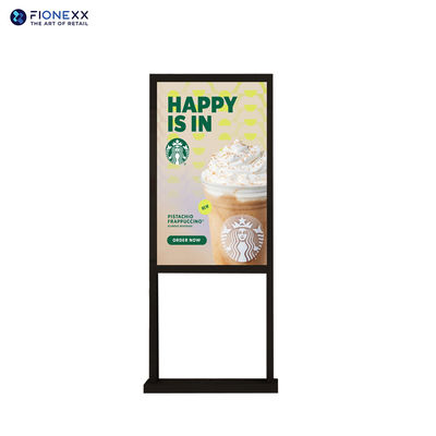 Innenflächenstand H-Typ 43-Zoll-Digital-Display-Totem