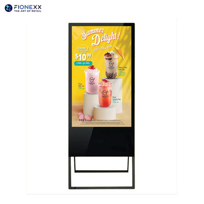 55-Zoll-A-Board-Plakat Werbung Digital Display Totem