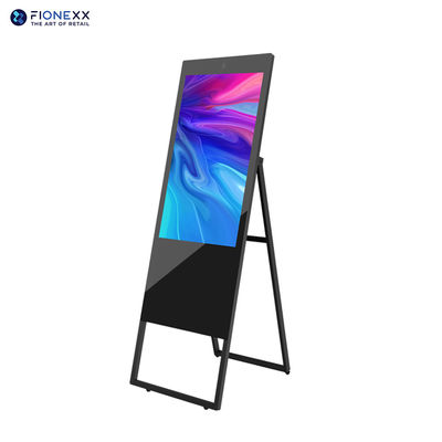 43-Zoll-Portable A Board Werbe-Digital Display Totem mit integrierten Lautsprechern