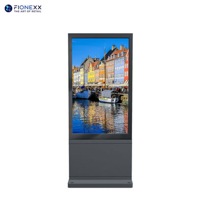55 Zoll Lüfterloses Digital Totem mit PCAP-Touch