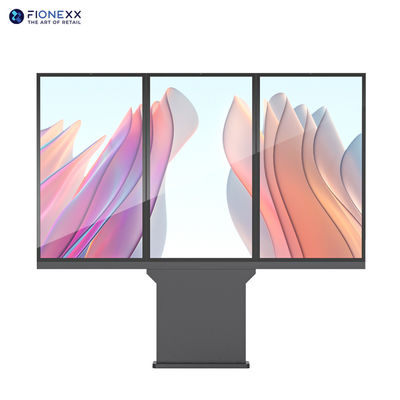 55-Zoll-Drei-Kopf-Laufwerk durch IP66 Outdoor Digital Signage Totem
