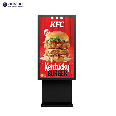 55 Zoll Outdoor Black Drive durch Digital Display Straße Digitale Beschilderung Multi Szenario