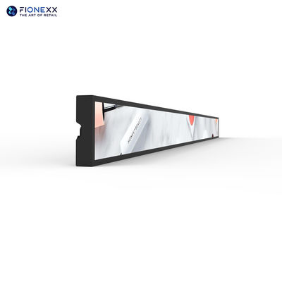 Android-Lösung Stretched Bar LCD-Monitor für maßgeschneiderte Werbung am Regal des Einzelhandelsgeschäfts