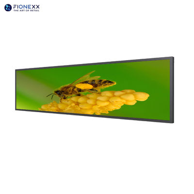 56.2-Zoll-LCD-Bildschirm mit Streckenstab 4K 500-Nits Ultra Breitwandmontiert