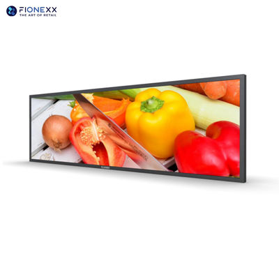 Ultra Breit gestreckte Bar LCD-Display hoher Kontrast 36,5 Zoll Banner-Style Endkappe Anzeige