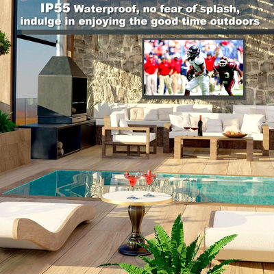 43-55 Zoll IP55 4k UHD Poolside Wetterfest TV Dachterrasse TV Strandhaus Fernsehen Yacht/Marine TV