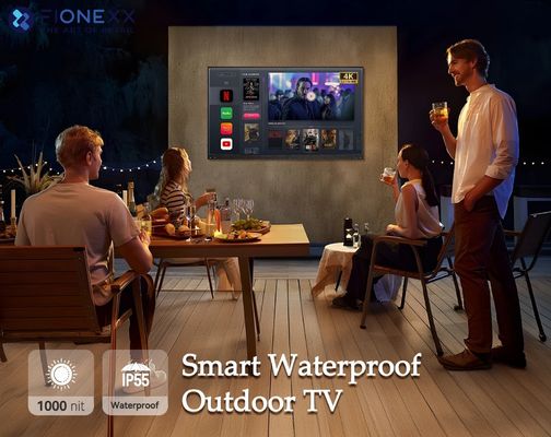 Wetterdichtes Dachterrassen-TV