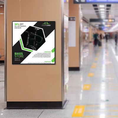11 Quadratischer Bildschirm LED mit WIFI-Netzwerk Android OS HDM1 Eingang für Werbung