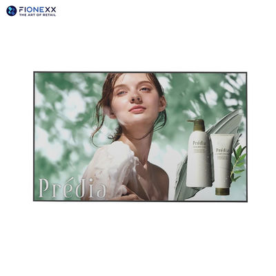 Guter Preis 8mm Bezel 4K Video Wandmontage QLED LCD Display Ultra Dünn Hochauflösung WLAN Touchscreen LCD Werbebildschirm für Einzelhandelsgeschäfte Online