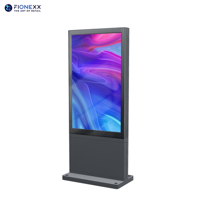 Guter Preis Innenraum-Wifi-Touch-LCD-Bildschirm Totem-Kiosk 350nits Helligkeit Boden stehende digitale Beschilderung Online