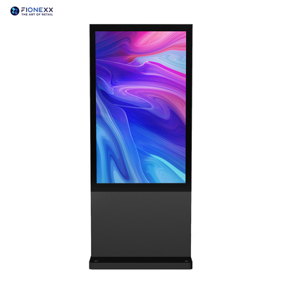 Guter Preis 32 Zoll schwarz Android Outdoor Lüfterlos vertikaler digitaler Totem Online