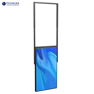 Guter Preis 49 Zoll hohe Helligkeit doppelseitige LCD-Fenster-Displays mit schmaler Lünette 14,3 mm Online