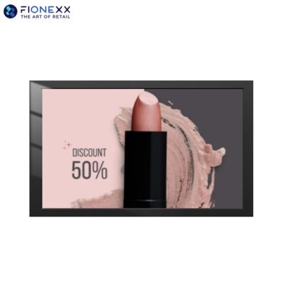 22 Zoll Wandmontierte Digitale Beschilderung mit Aluminium-Schalen-Material-Spitze 12mm Aspektverhältnis 16 9