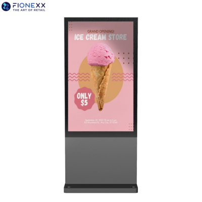 Guter Preis Aluminiumprofil 65 Zoll Digital Signage Digitale Anzeige Totem hoher Kontrast Online