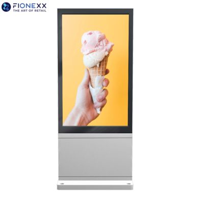 Guter Preis 32 Zoll Silber Fenster Außen Lüfterlos vertikaler digitaler Totem Online