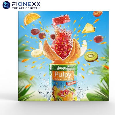 Guter Preis Low-Power Design Carbon Fiber Panel Frame Designed to be Lightweight All in One Module Schnelle Front- und Rückinstallation Flexible Krümmungsanpassung Außen LED-Display Online