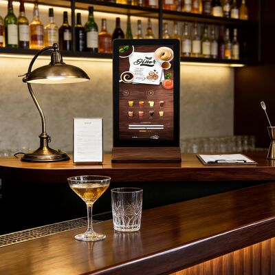 11.6-Zoll Touch LCD-Restauranttisch mit wiederaufladbarem tragbaren Bestellgerät