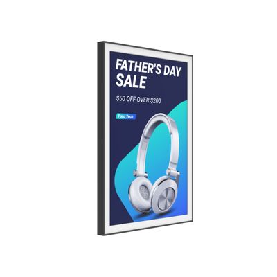 Guter Preis 28,5 Zoll Farb-E-Paper-Display, Batterieversion, kundenspezifische Rahmenfarbe Grün, Technologie-Beschilderung, Epaper Online
