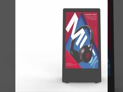 IP65 Outdoor-Batteriebetriebene Digitale Beschilderung Batteriebetriebene Digitale Beschilderung 43 Zoll
