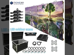 LED-Außenszene der Firma Fallpräsentation