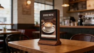 Tragbares, batteriebetriebenes LCD-Display